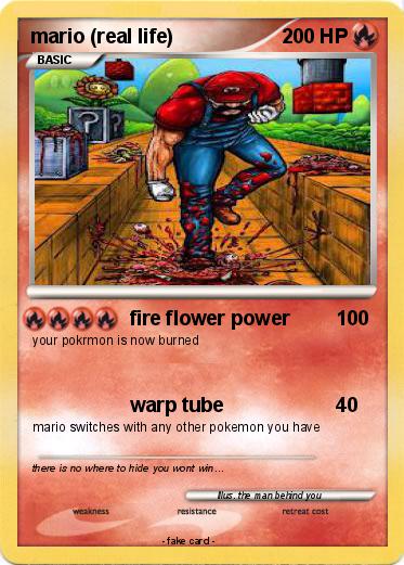 Pokemon mario (real life)
