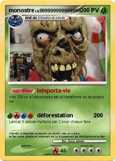 Pokemon monostre