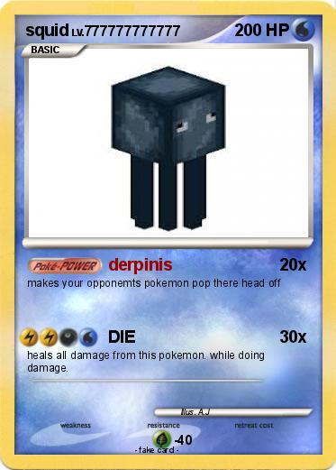 Pokemon squid