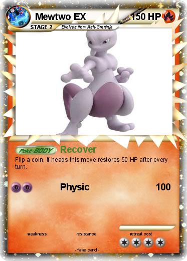 Pokemon Mewtwo EX