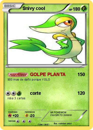 Pokemon Snivy cool