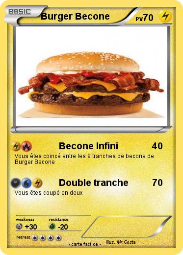 Pokemon Burger Becone