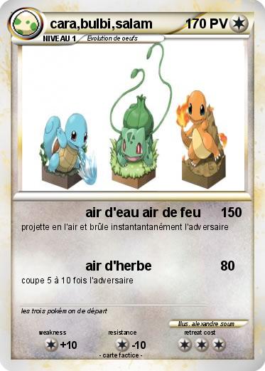 Pokemon cara,bulbi,salam