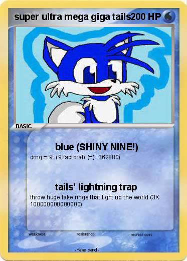 Pokemon super ultra mega giga tails