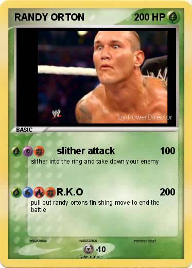 Pokemon RANDY ORTON
