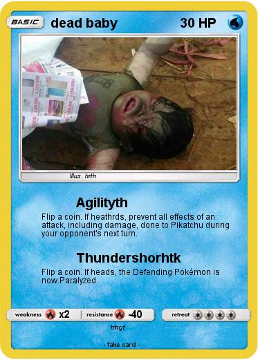Pokemon dead baby