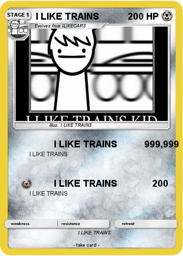 Pokemon I LIKE TRAINS