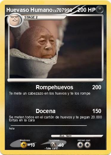 Pokemon Huevaso Humano