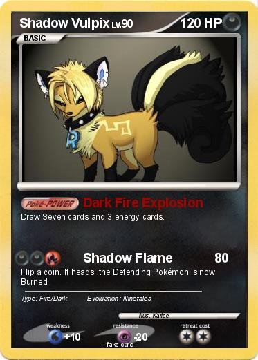 Pokemon Shadow Vulpix