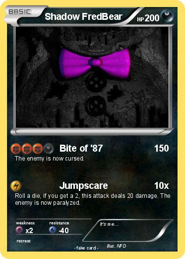 Pokemon Shadow FredBear