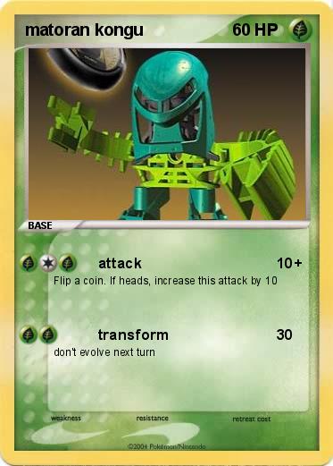 Pokemon matoran kongu