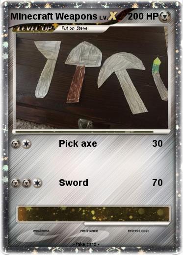 Pokemon Minecraft Weapons