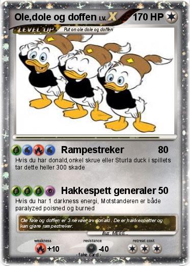 Pokemon Ole,dole og doffen