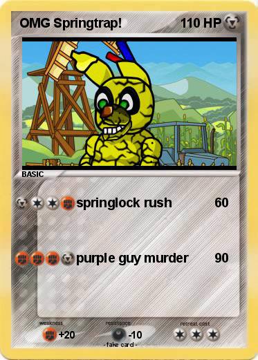 Pokemon OMG Springtrap!