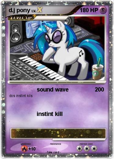 Pokemon d.j pony