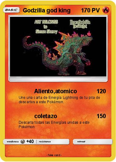 Pokemon Godzilla god king