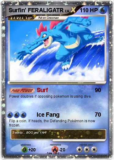Pokemon Surfin' FERALIGATR
