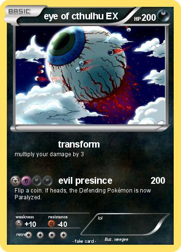 Pokemon eye of cthulhu EX