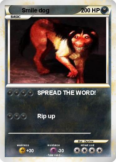 Pokemon Smile dog
