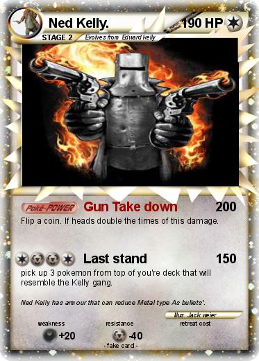 Pokemon Ned Kelly.