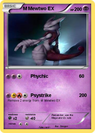 Pokemon M Mewtwo EX