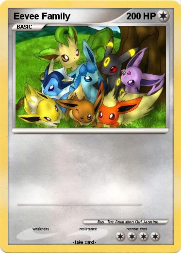 Pokemon Eevee Family