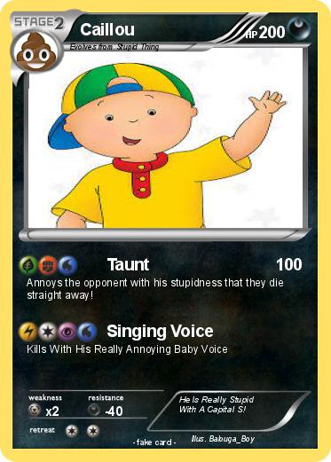 Pokemon Caillou