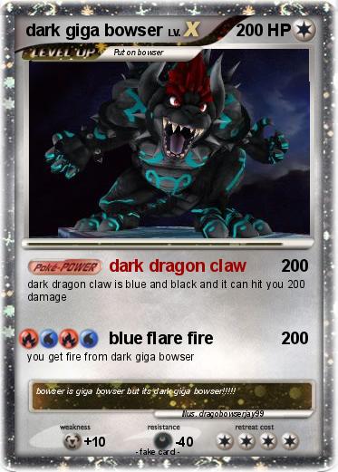 Pokemon dark giga bowser