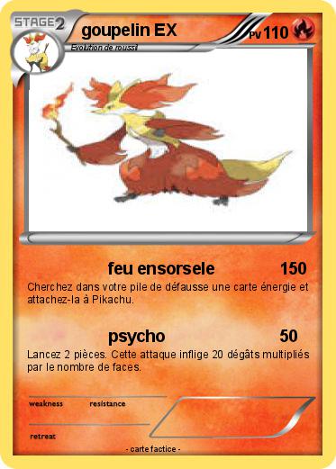 Pokemon goupelin EX