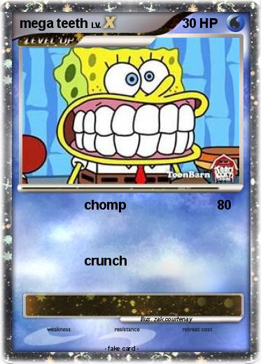 Pokemon mega teeth