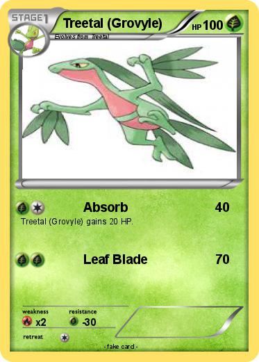 Pokemon Treetal (Grovyle)