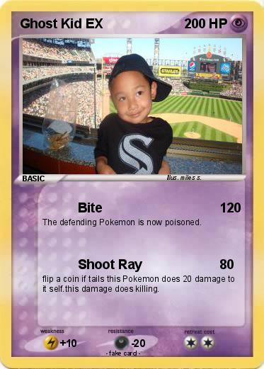 Pokemon Ghost Kid EX