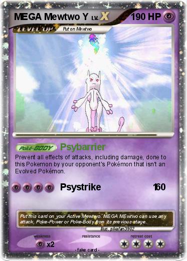 Pokemon MEGA Mewtwo Y