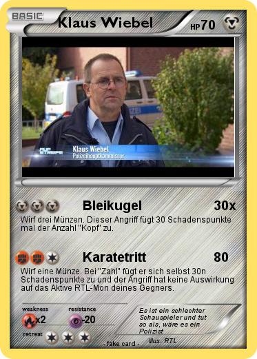 Pokemon Klaus Wiebel