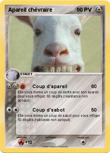 Pokemon Apareil chèvraire 