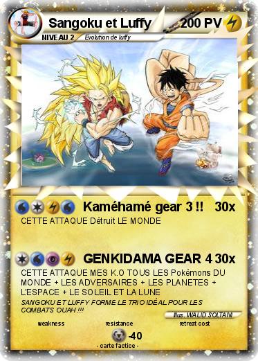 Pokemon Sangoku et Luffy