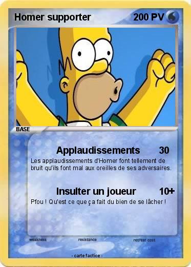 Pokemon Homer supporter