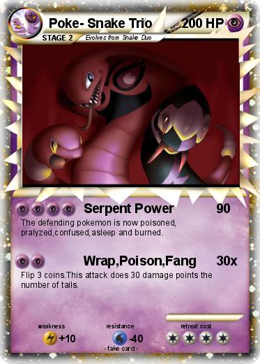 Pokemon Poke- Snake Trio