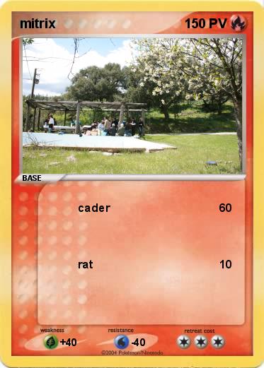 Pokemon mitrix