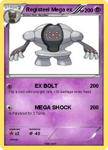Pokemon Registeel Mega ex
