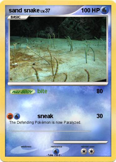 Pokemon sand snake