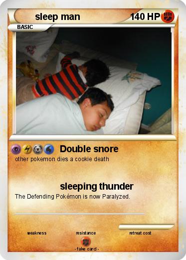 Pokemon sleep man