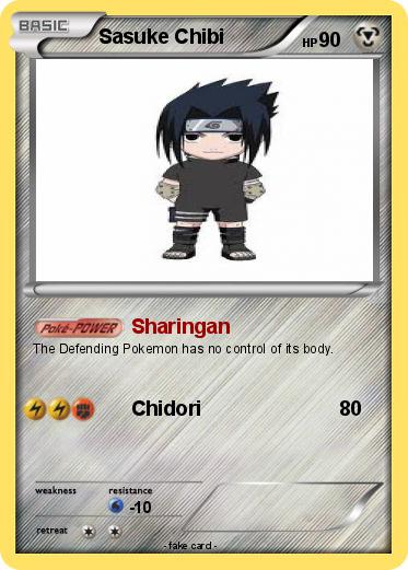 Pokemon Sasuke Chibi