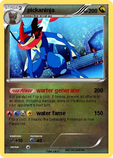 Pokemon pickaninja
