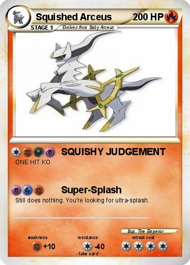 Pokemon Squished Arceus