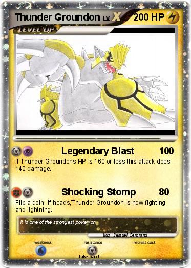 Pokemon Thunder Groundon