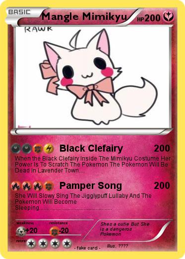 Pokemon Mangle Mimikyu