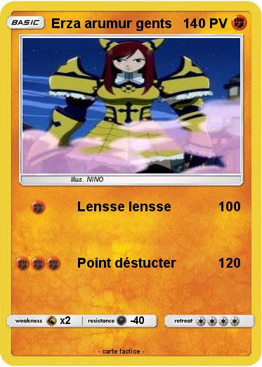 Pokemon Erza arumur gents