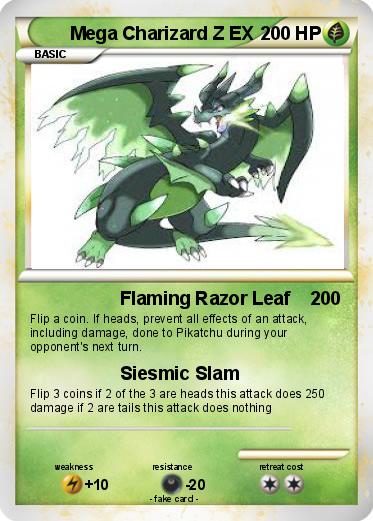 Pokemon Mega Charizard Z EX