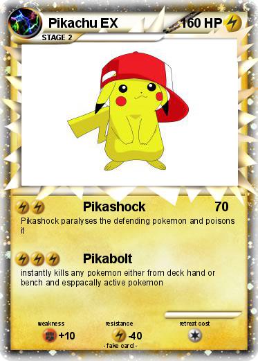 Pokemon Pikachu EX